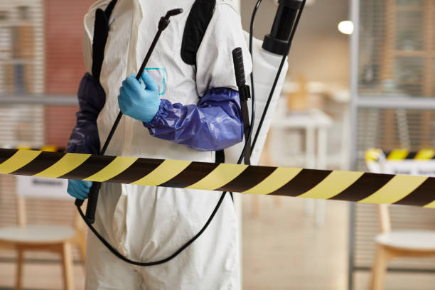 Professional Biohazard Cleanup technician working in Riverside, MD